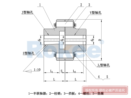 LX(HL)型弹性柱销联轴器