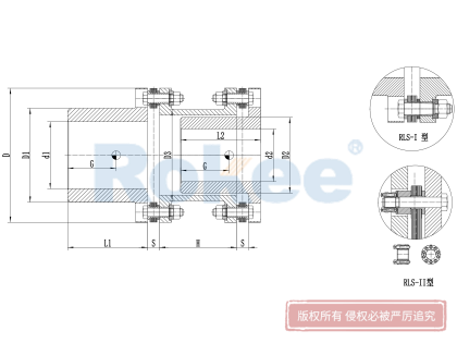 RLS金属膜片联轴器