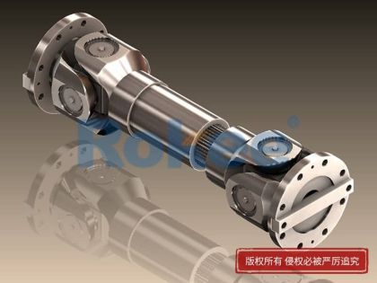 SWC-DH短伸缩焊接型十字万向联轴器,Rokee荣基凹凸万向轴生产厂家