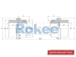 RODX中间接轴型鼓形齿式联轴器